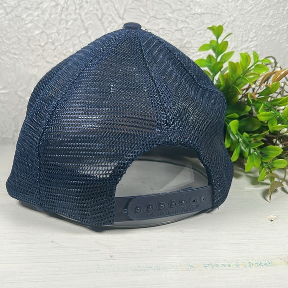 University of Michigan VTG Style Distressed logo Michigan Trucker Style Hat - Picture 3 of 10